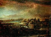 landskap med diligens Rembrandt